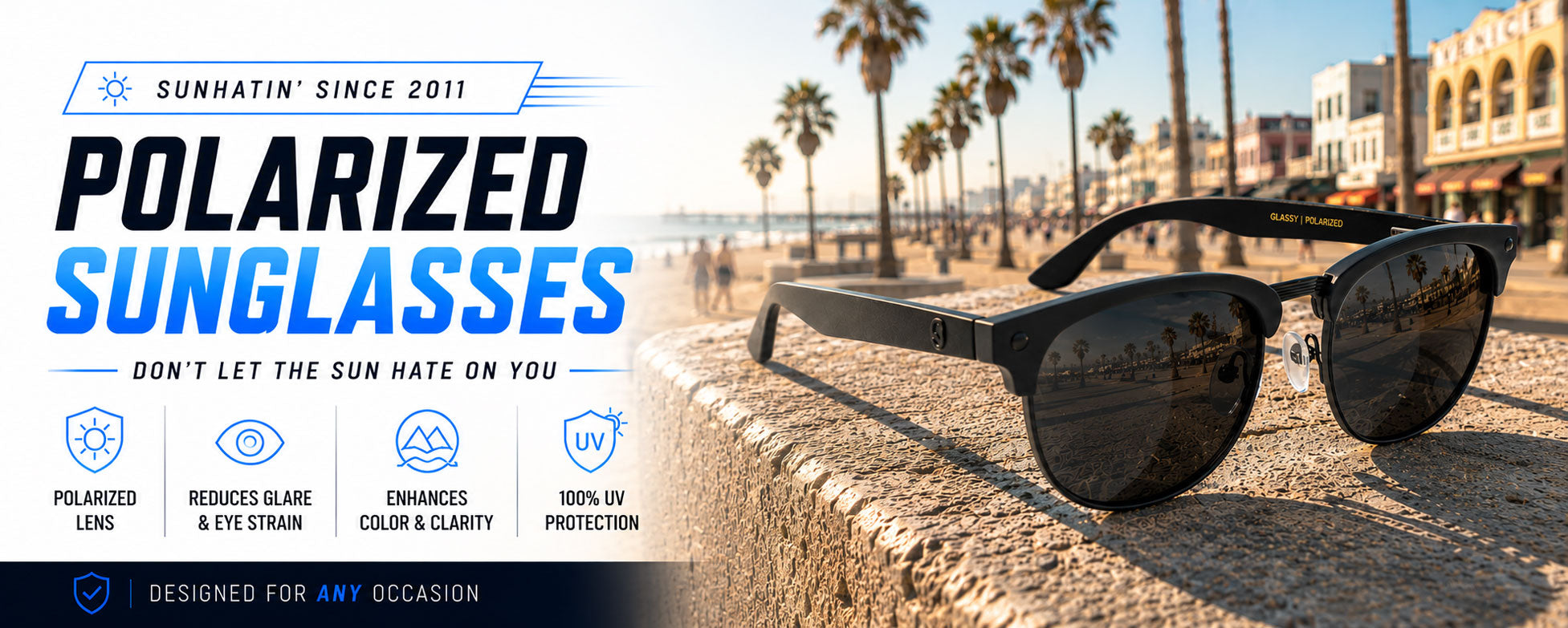 Polarized Sunglasses collection by Glassy Eyewear