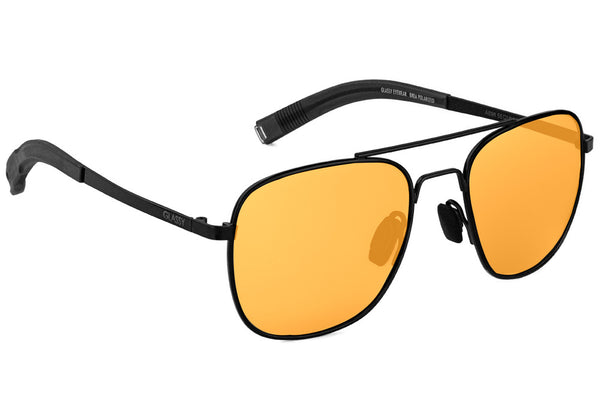 Brea Black Yellow Lens Polarized Sunglasses