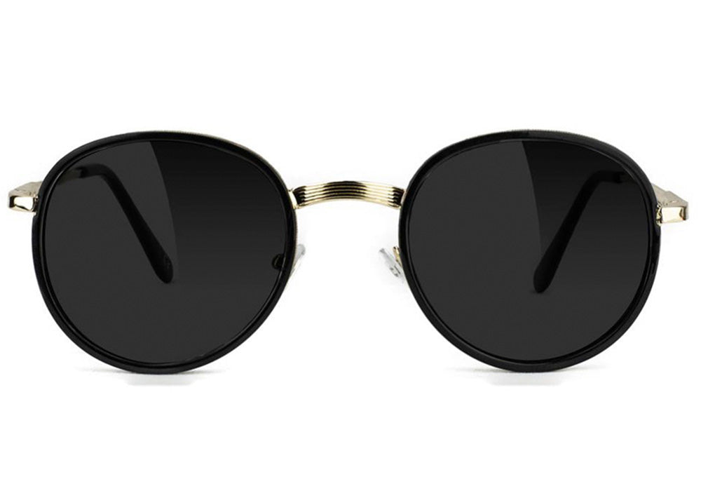 Lincoln Black Gold Polarized Sunglasses Front