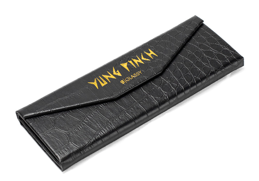 P-Loc Black Polarized Sunglasses Case Close
