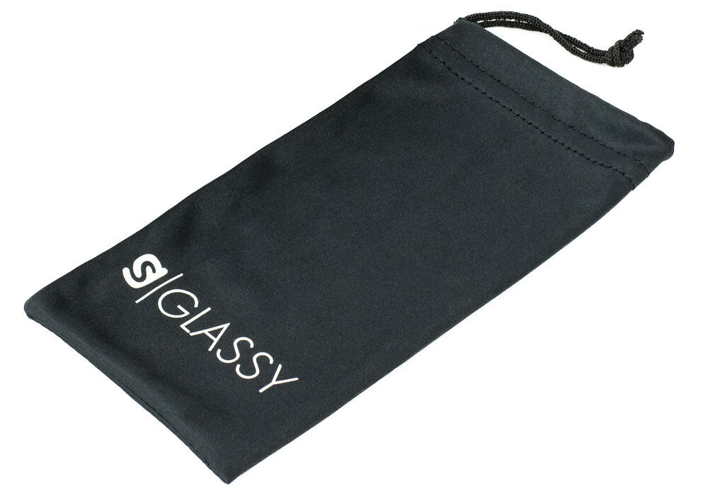 Mayfair Silver Purple Polarized Sunglasses Cloth Bag
