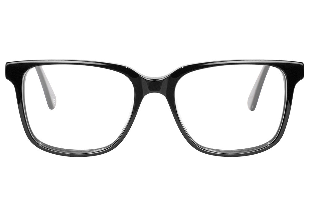 Arcane Black Blue Light Blocking Gaming Glasses Front