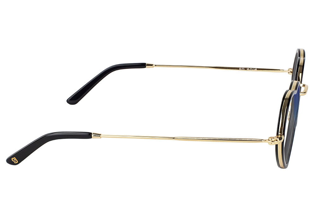 Bliss Black Blue Light Blocking Gaming Glasses Side
