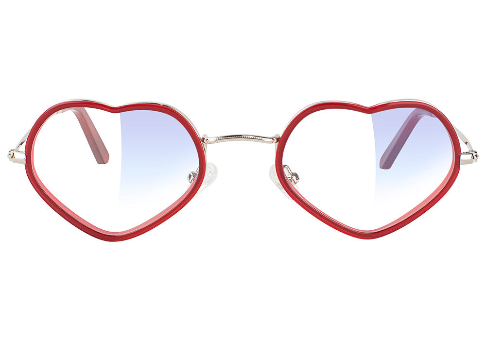 Bliss Red Blue Light Blocking Gaming Glasses Front