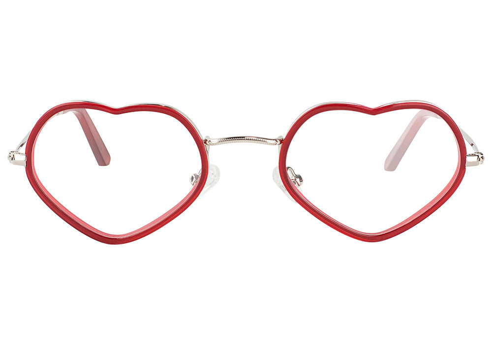 Bliss Red Prescription Glasses Front