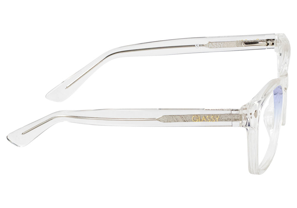 Harper Clear Blue Light Blocking Gaming Glasses Side
