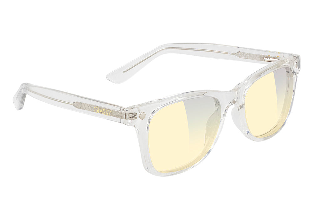 Harper Clear Blue Light Blocking Gaming Glasses Yellow Lens