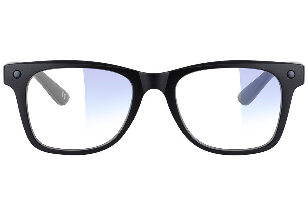 Harper Matte Black Prescription Glasses Front