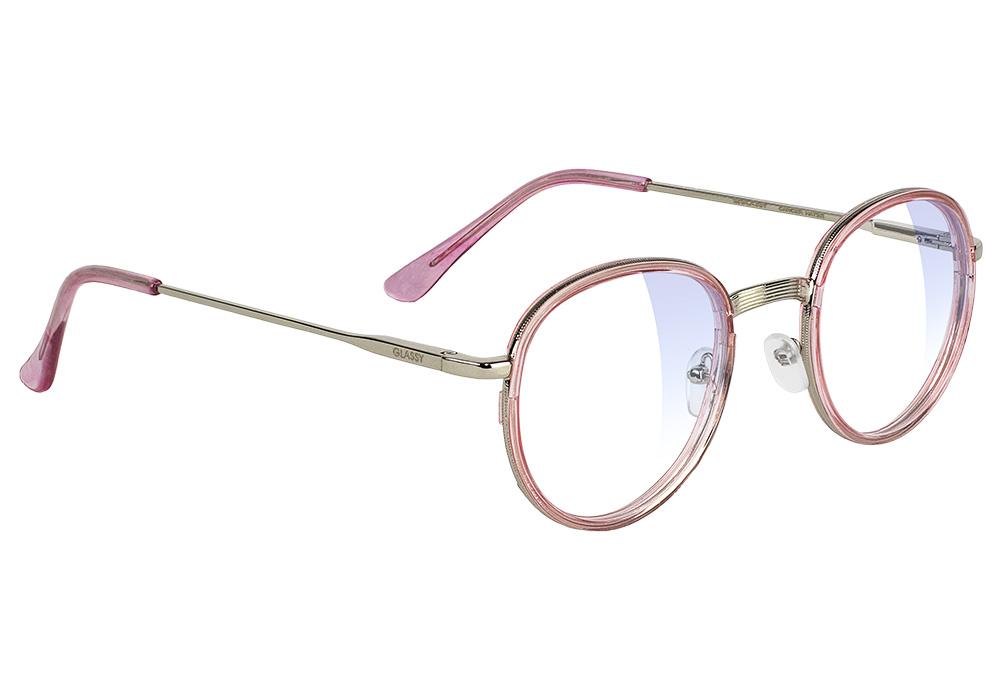 Lincoln Pink Prescription Glasses #Color_Pink / Cancer Hater