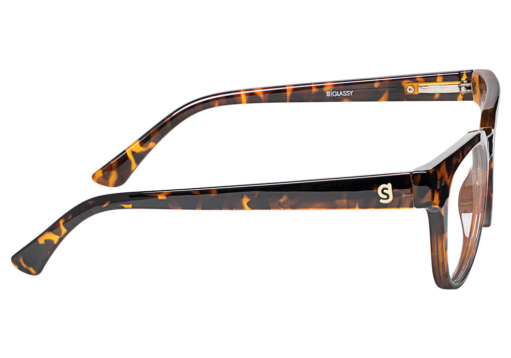 Lox Tortoise Prescription Glasses Side #Color_Tortoise