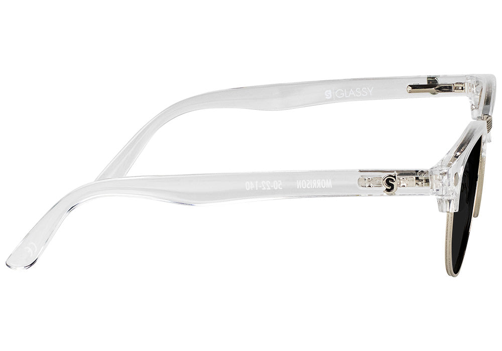 Morrison Clear Polarized Sunglasses Side