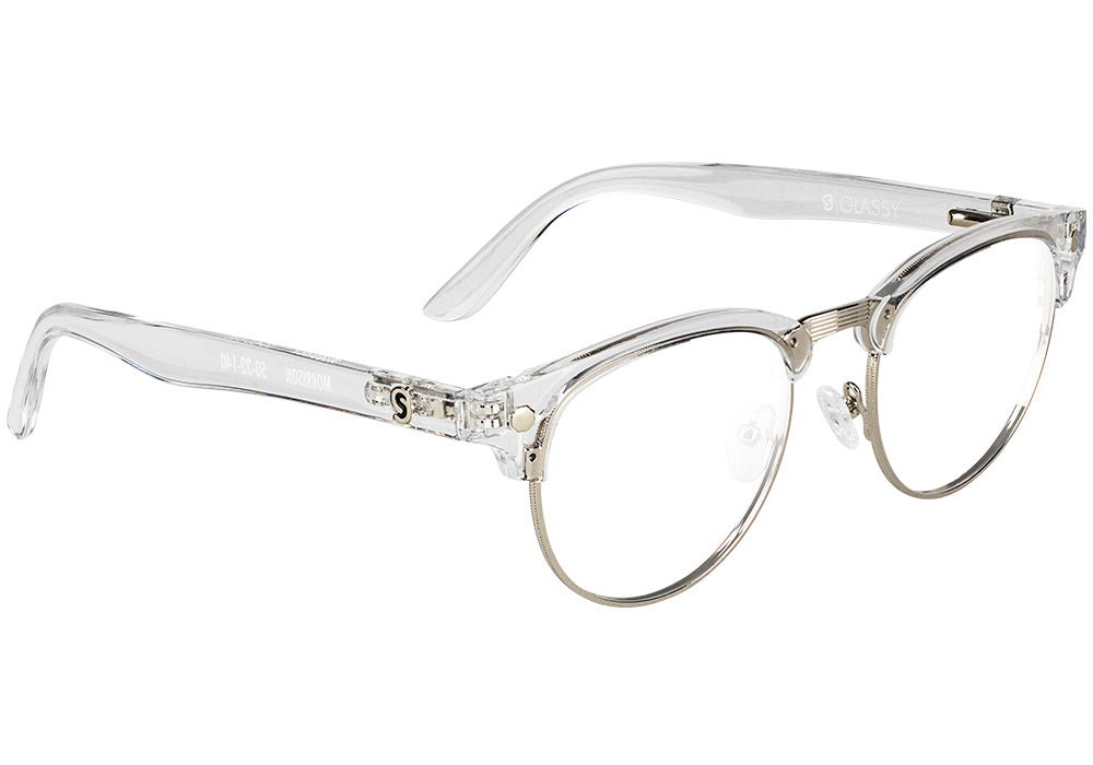 Morrison Clear Clubmaster Prescription Glasses