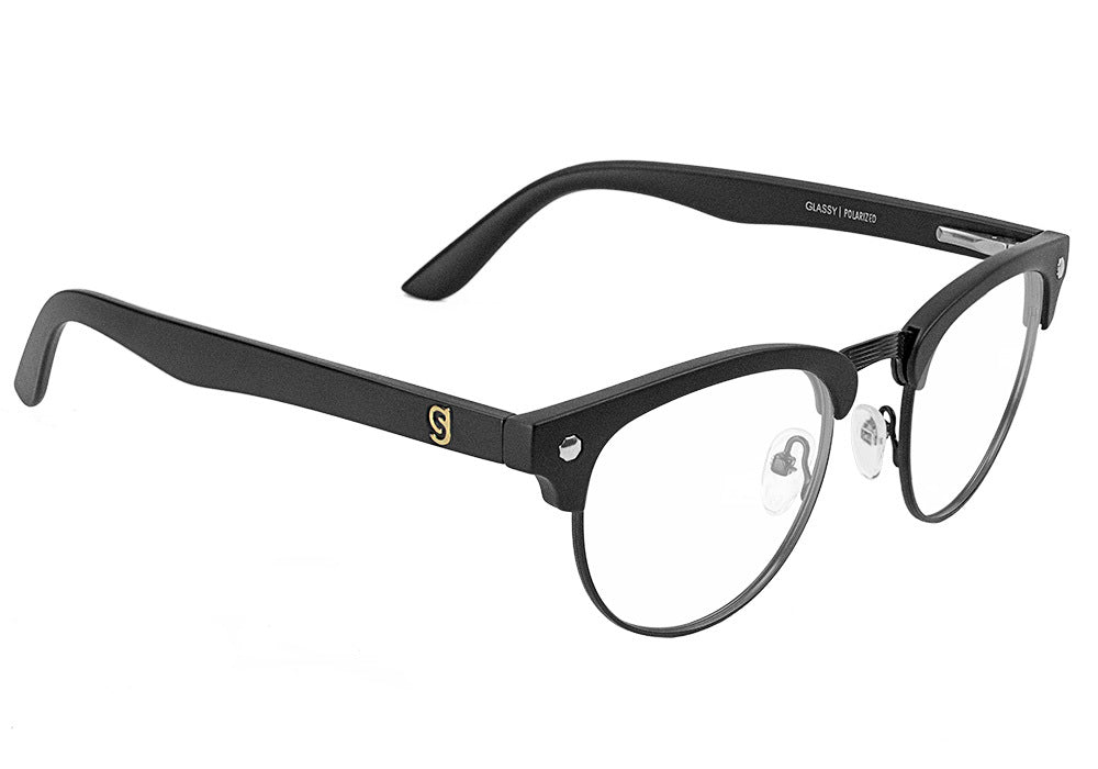 Morrison Matte Black Clubmaster Prescription Glasses