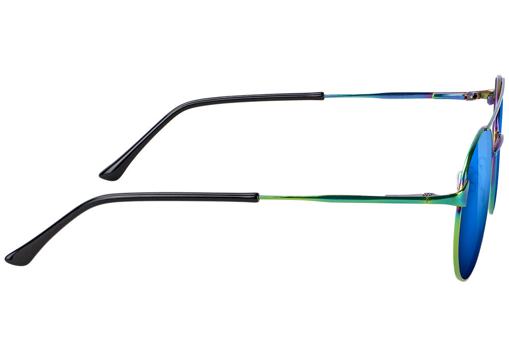 Sampson Ionized Blue mirror Polarized Sunglasses Side