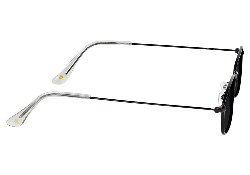Rae Black Polarized Sunglasses Side