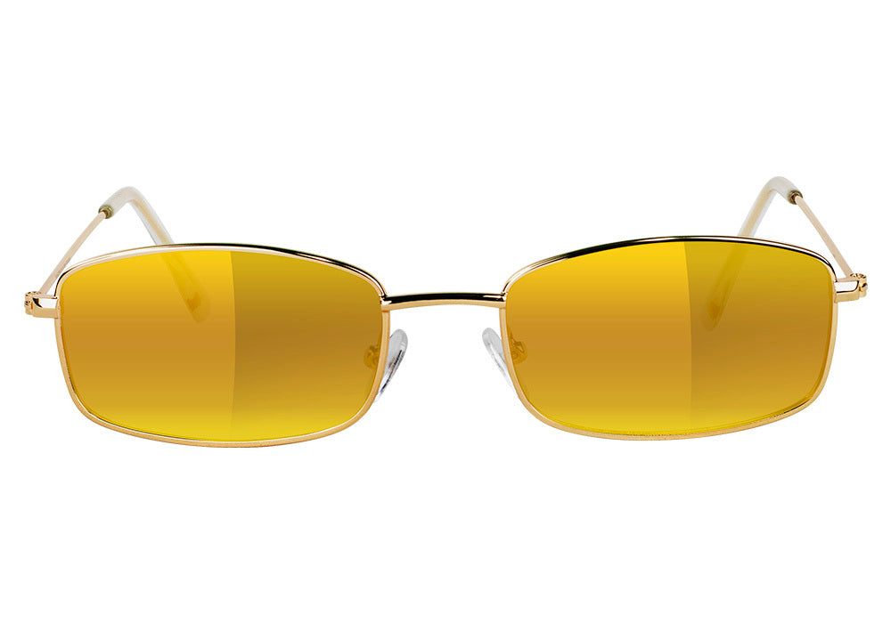 Rae Gold Yellow Polarized Sunglasses Front