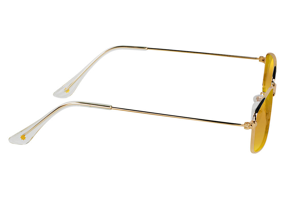 Rae Gold Yellow Polarized Sunglasses Side