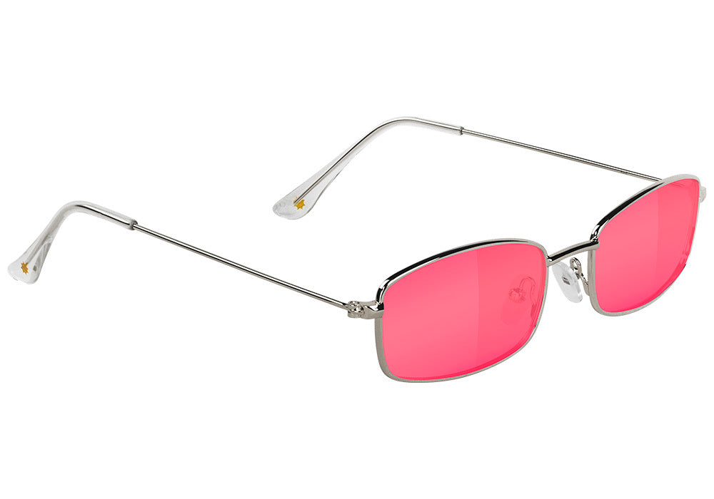 Rae Silver Pink Polarized Sunglasses