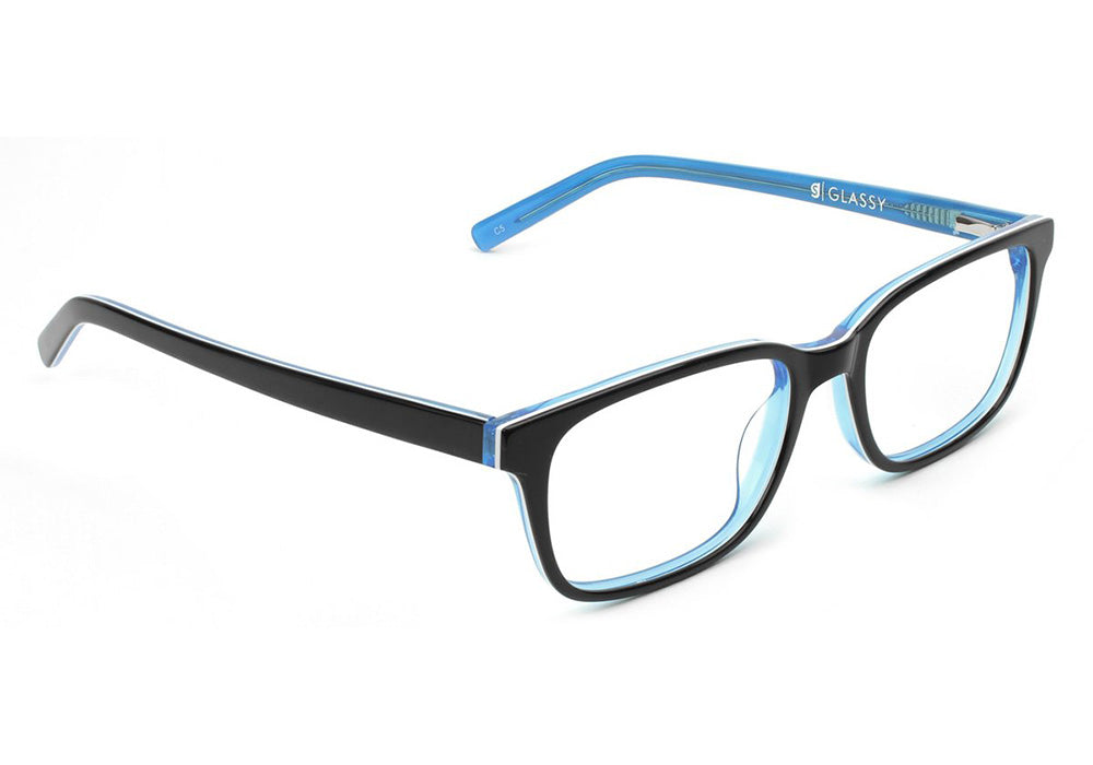 Alamo Black Blue Prescription Glasses