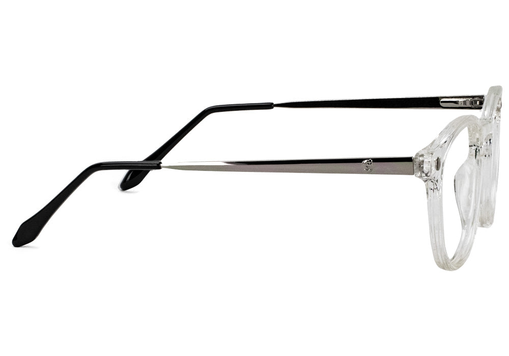 Aria Clear Prescription Glasses side #Color_Clear