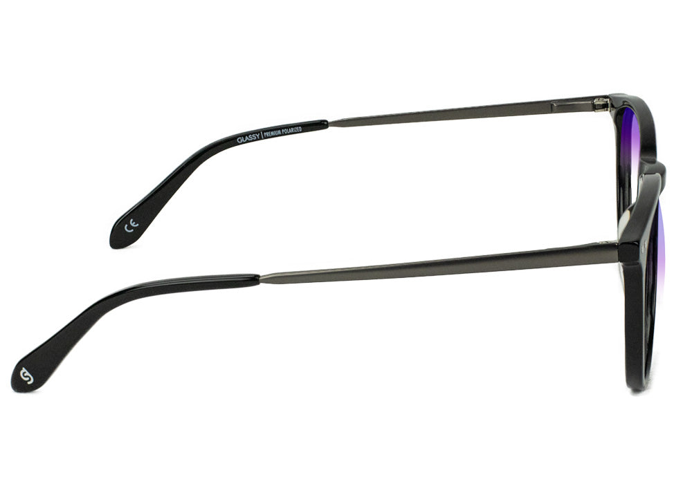 Bennett Black Blue Light Blocking Gaming Glasses Side