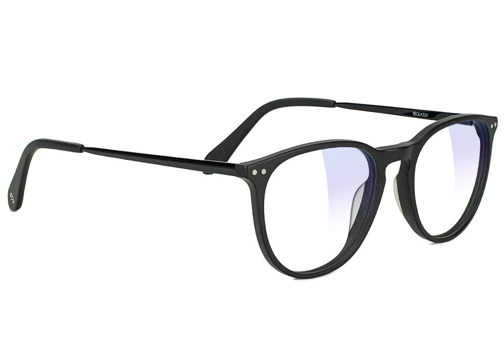 Bennett Matte Black Blue Light Blocking Gaming Glasses