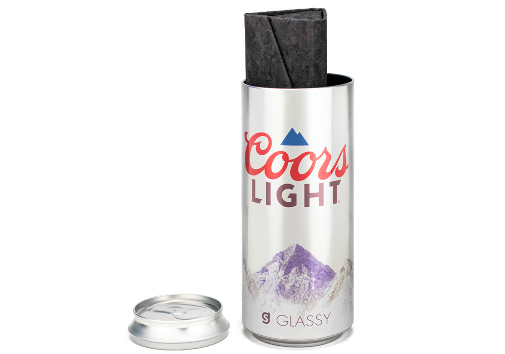 Morrison Coors Light Polarized Sunglasses Can and Case