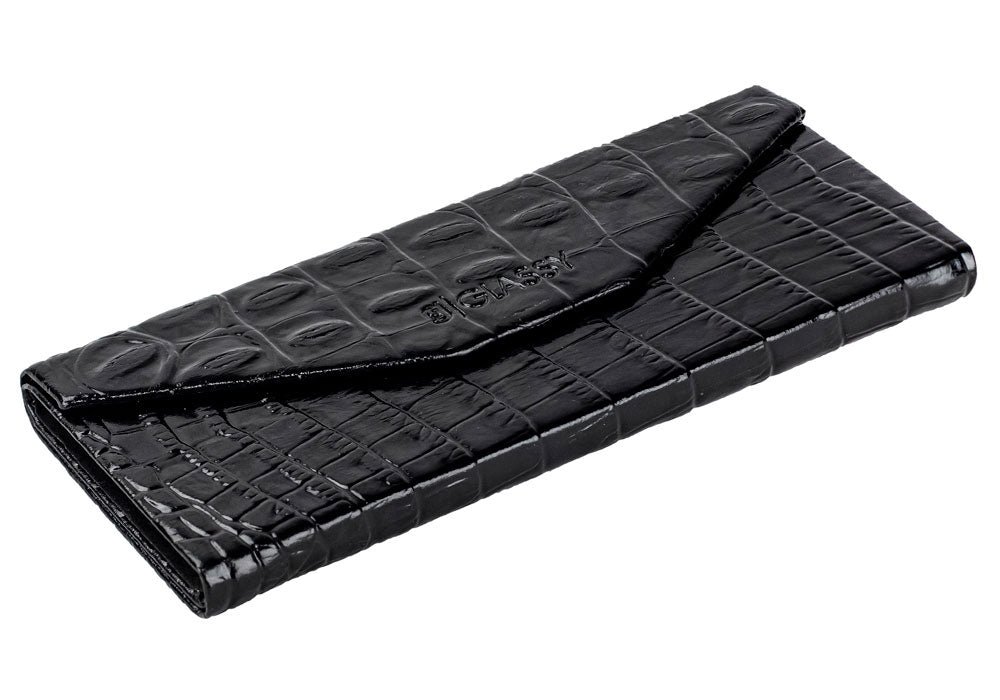 Loy Matte Black Prescription Glasses Case Close