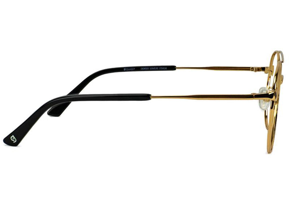 Crowder Gold Prescription Glasses Side