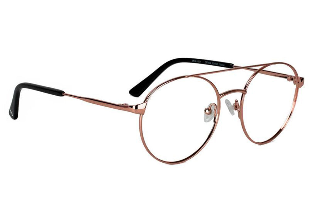 Crowder Rose Gold Prescription Glasses #Color_Rose Gold