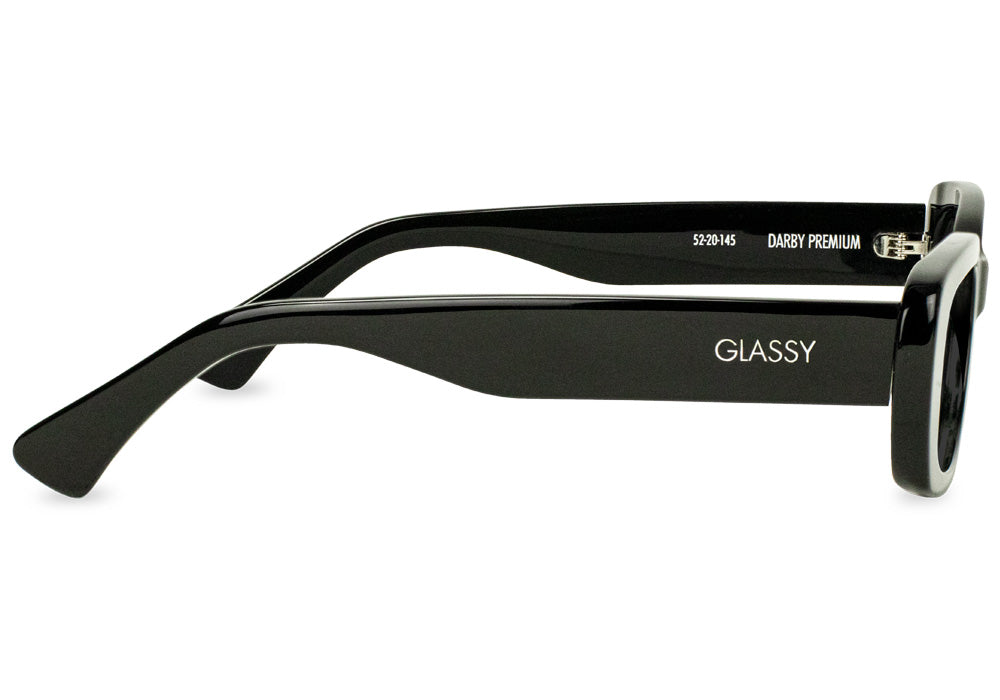 Darby Black Polarized Sunglasses Side