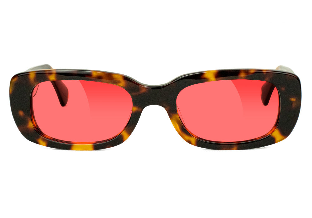 Darby Tortoise Red Polarized Sunglasses Front