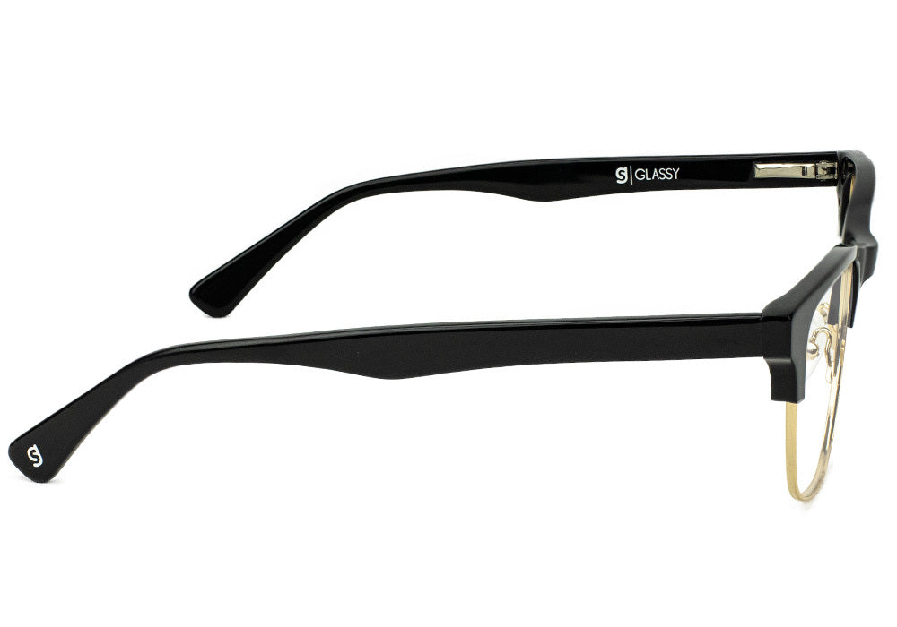 Fremont Black Gold Prescription Glasses Side