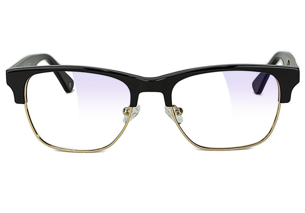 Fremont Black/Gold Blue Light Blocking Gaming Glasses Front