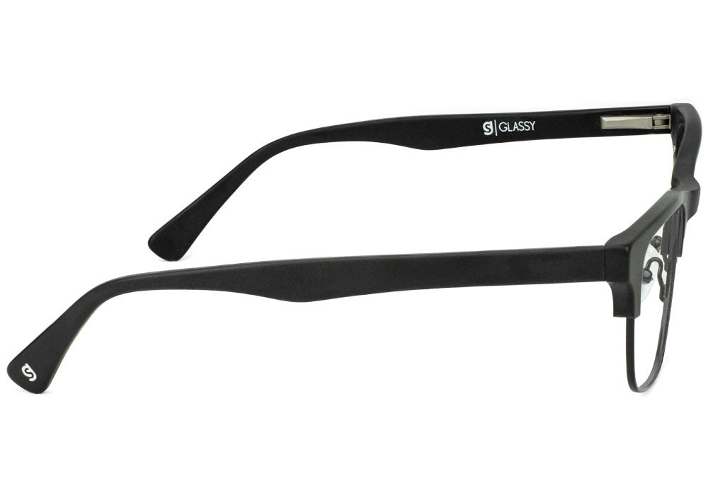 Fremont Matte Black Prescription Glasses Side