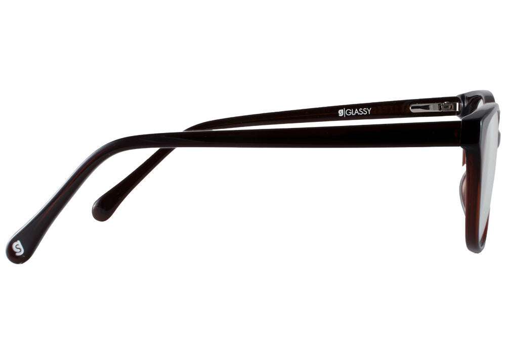 Halle Wine Light Blocking Gaming Glasses Side