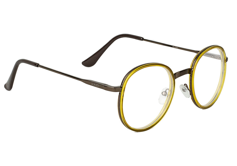 Lincoln Honey Prescription Glasses #Color_Honey