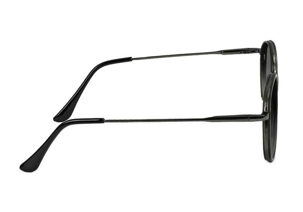 Lincoln Matte Black Prescription Glasses Side #Color_Matte Black