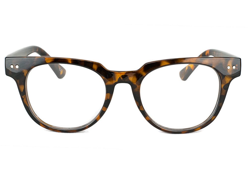 Lox Tortoise Prescription Glasses Front #Color_Tortoise