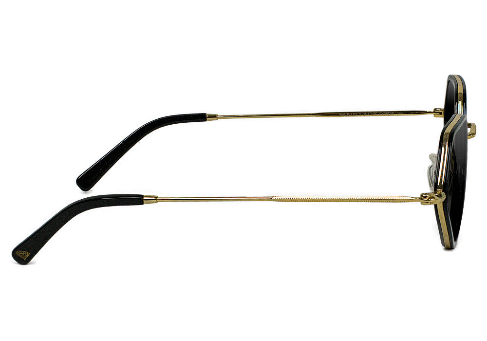 Loy Black Gold Polarized Sunglasses Side