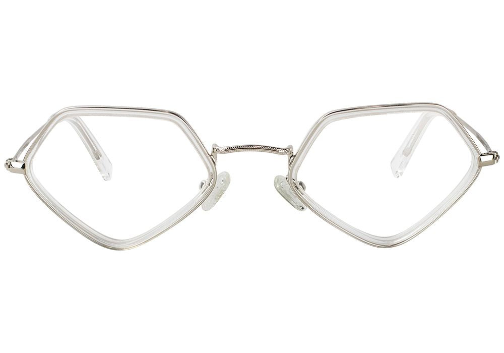 Loy Clear Prescription Glasses Front #Color_Clear