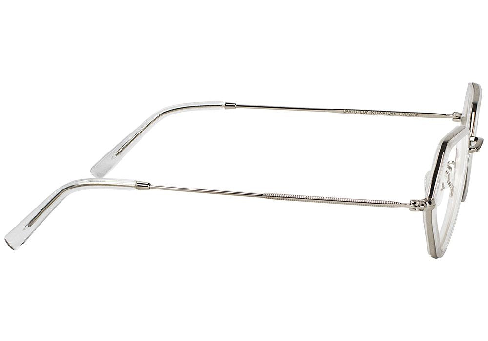 Loy Clear Prescription Glasses Side #Color_Clear