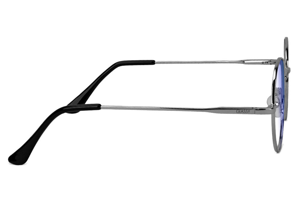 Mayfair Black Blue Light Blocking Gaming Glasses Side