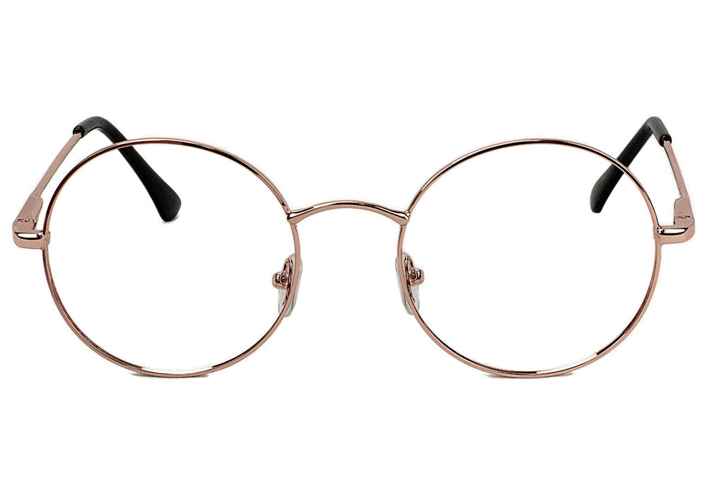 Mayfair Rose Gold Prescription Glasses Front