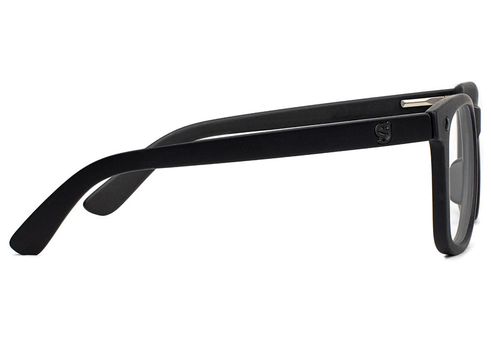 Mikemo Matte Blackout Wayfarer Prescription Glasses Side
