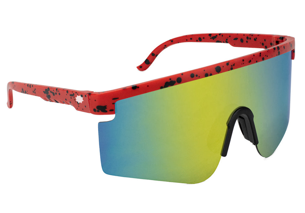 Mojave Red Yellow Mirror Polarized Sunglasses