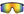 Mojave Black Yellow Mirror Polarized Sunglasses Front