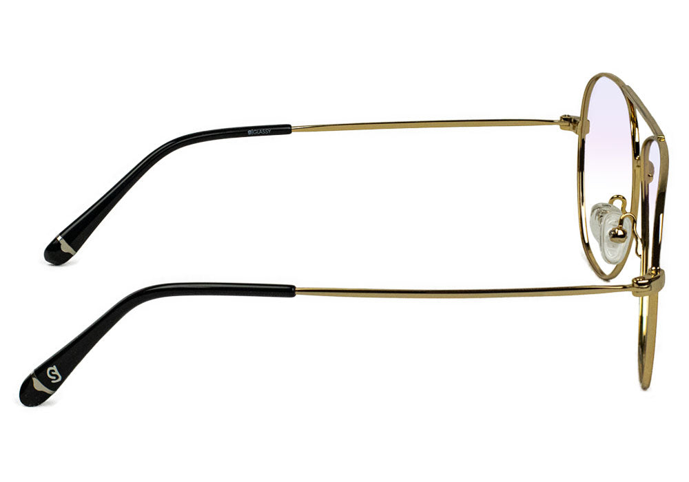Neen Gold Blue Light Blocking Gaming Glasses Side
