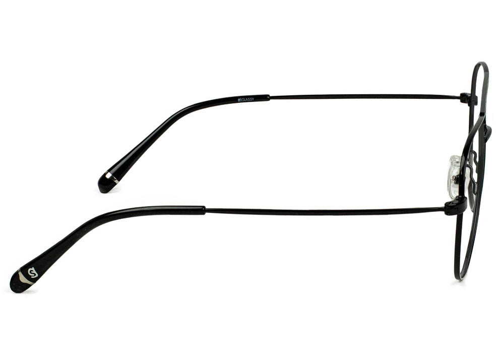 Neen Aviator Black Prescription Glasses Side