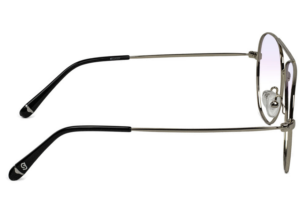 Neen Silver Blue Light Blocking Gaming Glasses Side